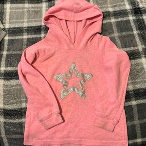 SWiggleS brand 3T pink hoodie with star/ USED